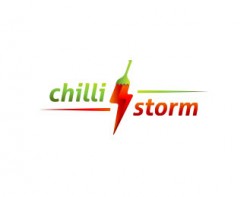 一组闪电标志logo设计