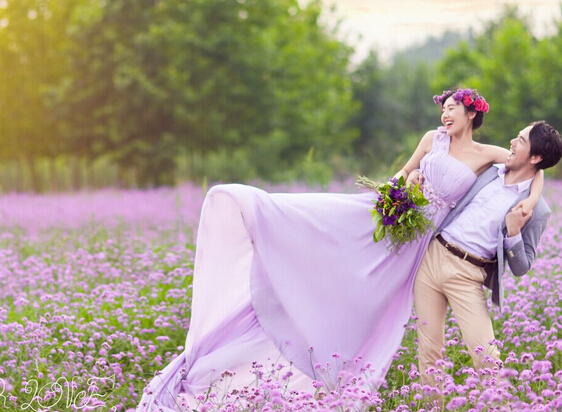 婚片后期—— 外景花海薰衣草